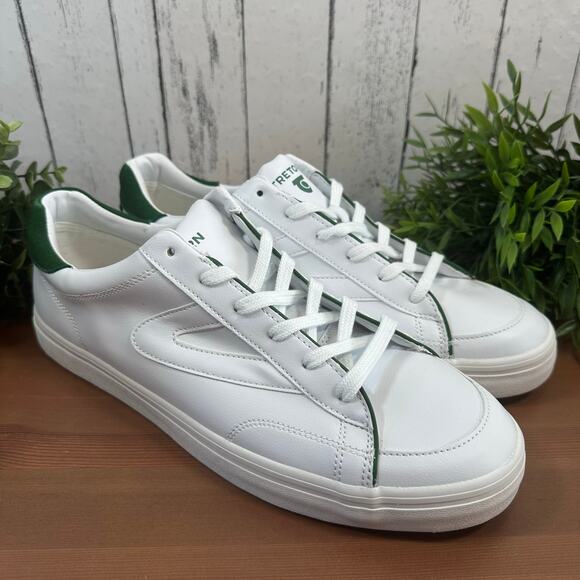 Tretorn Men's Swerve White Lace Up Sneakers Size 13 - Picture 2 of 9
